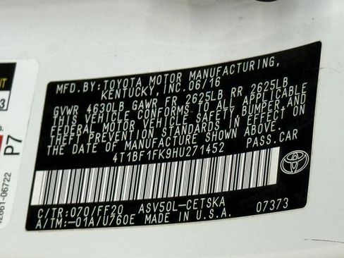 Used 2017 Toyota Camry SE FWD image 40