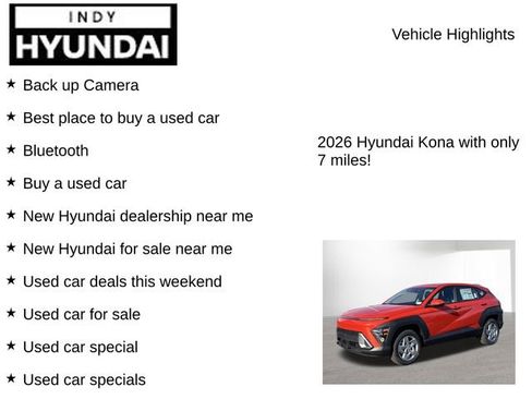 New 2026 Hyundai Kona SE image 7