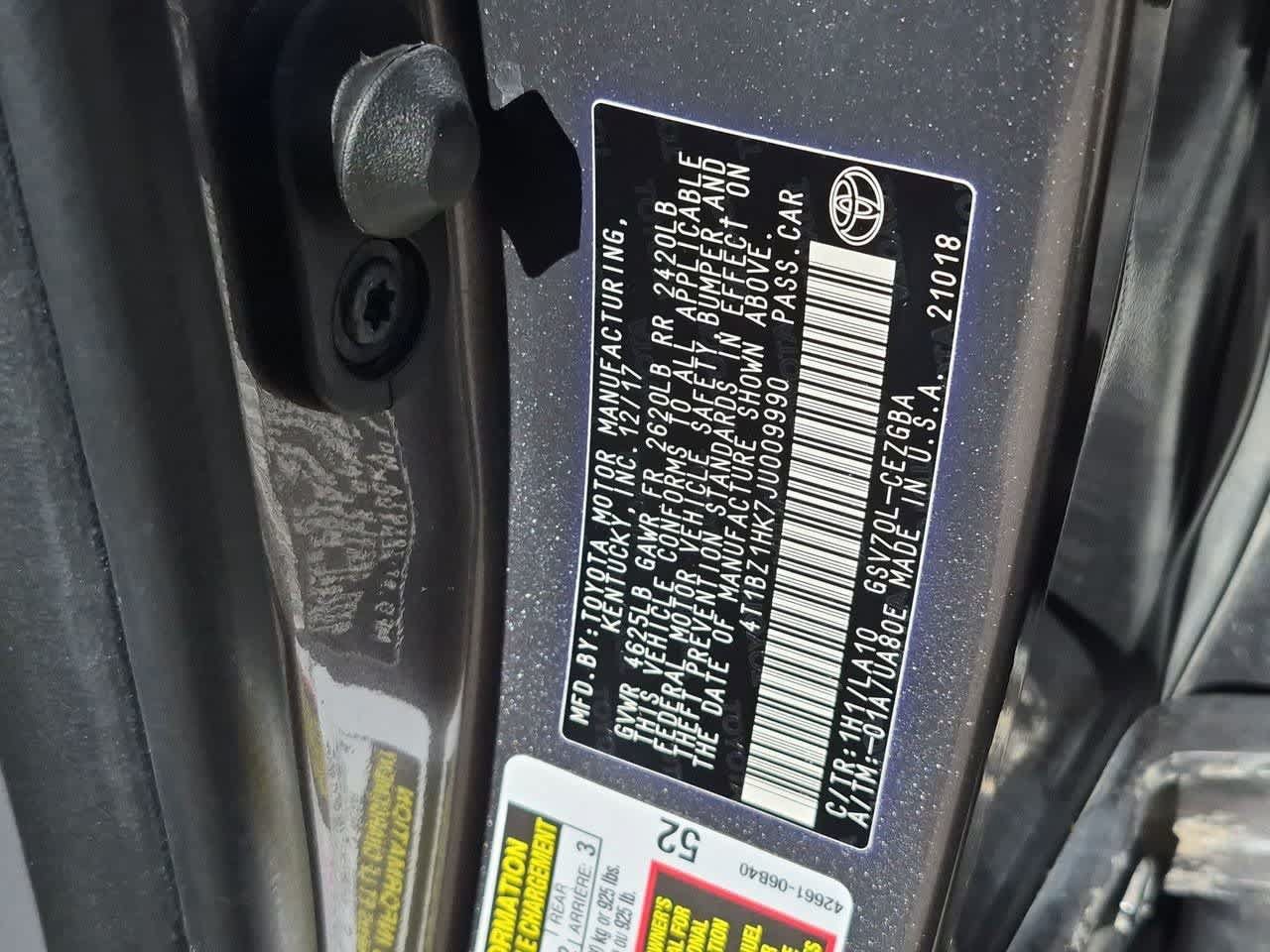 Used 2018 Toyota Camry XLE w/ Driver Assist Package FWD image 29