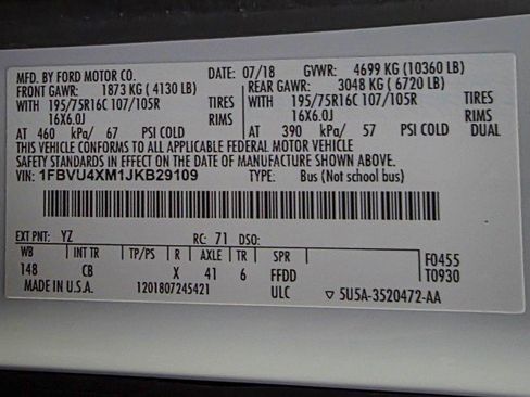 Used 2018 Ford Transit 350 XLT image 36