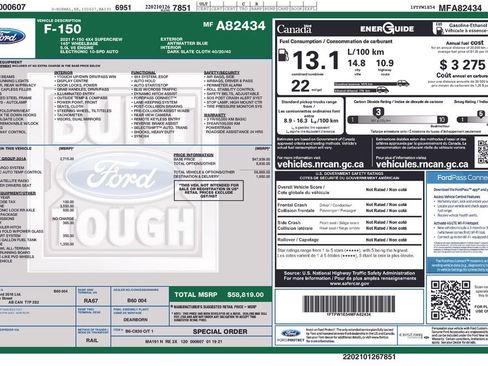 Certified 2021 Ford F150 XLT w/ Equipment Group 301A Mid image 43