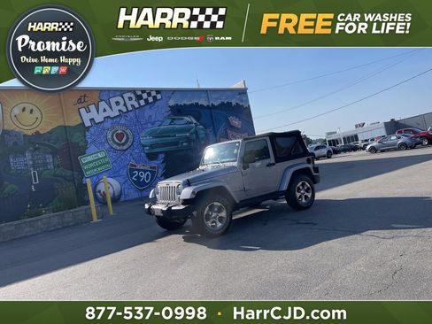 Certified 2018 Jeep Wrangler Sahara w/ Connectivity Group AWD/4WD image 1