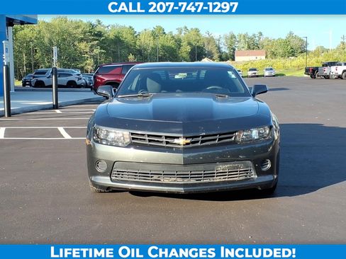 Used 2015 Chevrolet Camaro LS w/ Black Rally Stripe Package RWD image 2