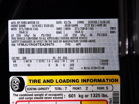 New 2026 Ford Expedition Tremor AWD/4WD image 14