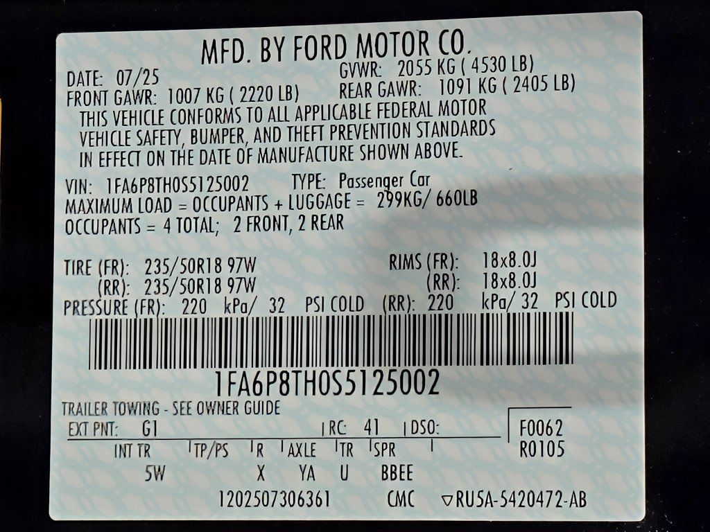 Used 2025 Ford Mustang Premium RWD image 73