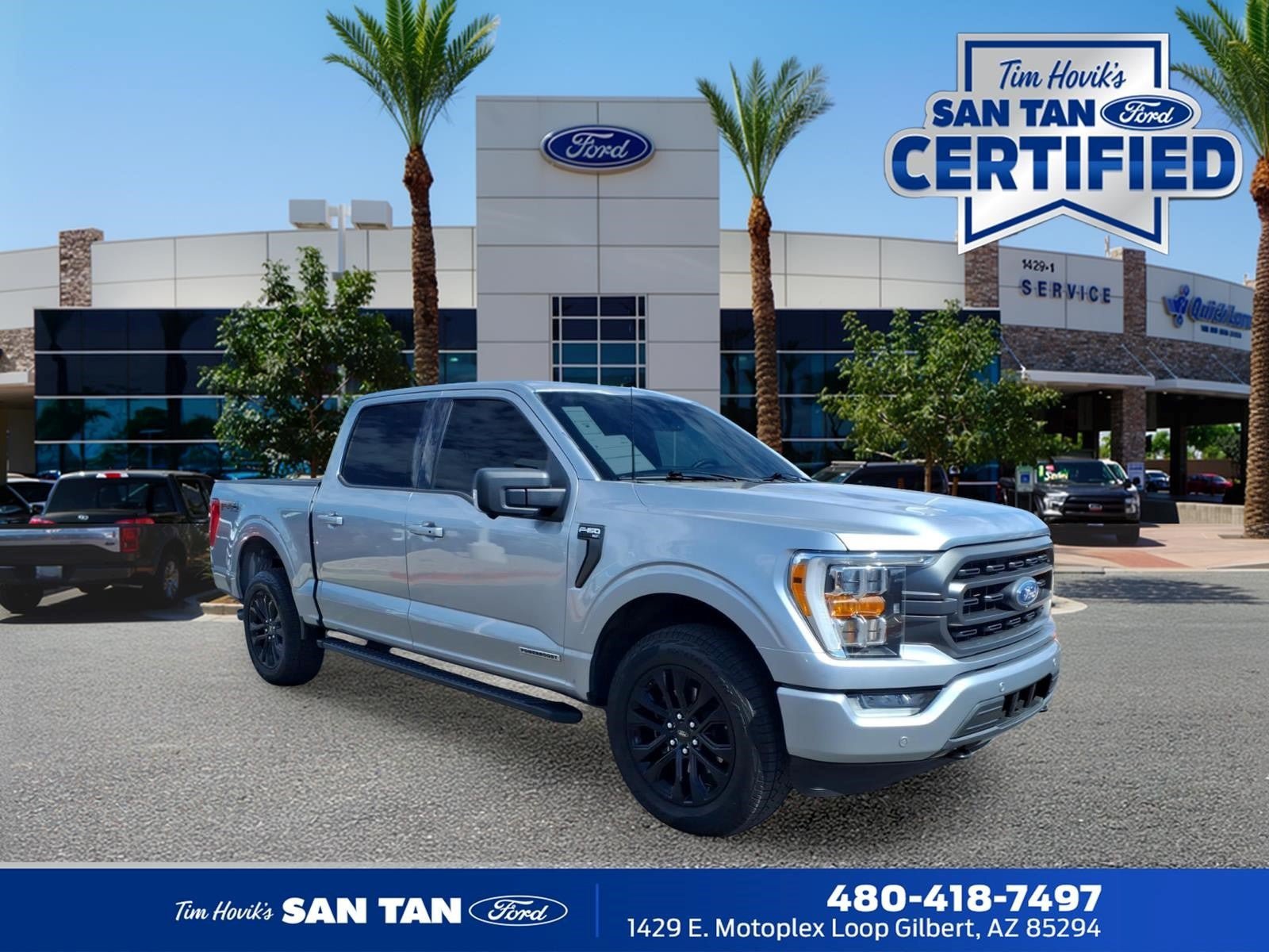 Certified 2023 Ford F150 XLT w/ Equipment Group 302A High AWD/4WD image 1
