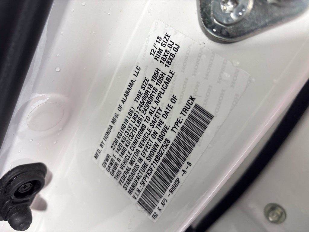Certified 2019 Honda Ridgeline RTL-E image 35