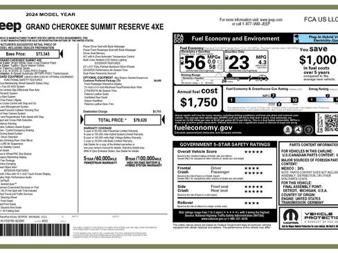 Used 2024 Jeep Grand Cherokee Summit image 2