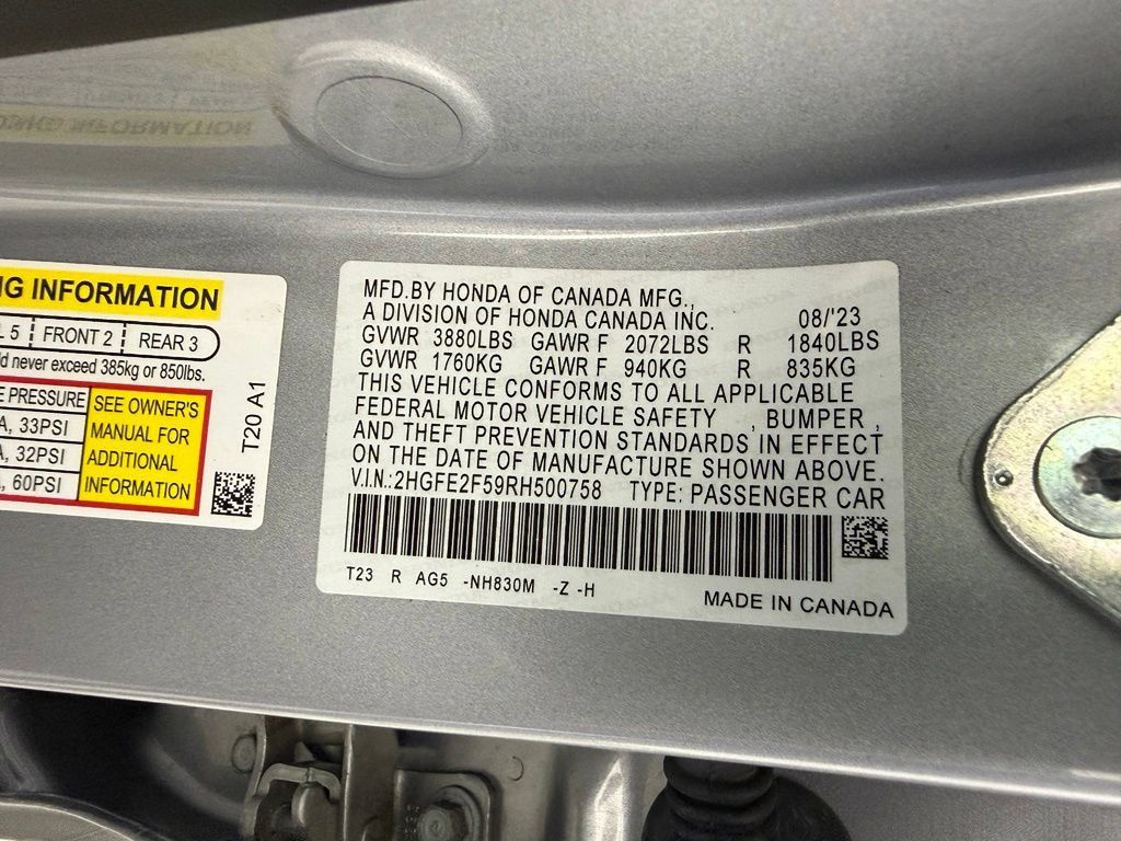 Used 2024 Honda Civic Sport image 28