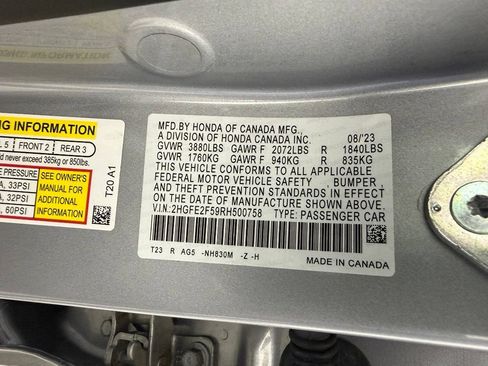 Used 2024 Honda Civic Sport image 28