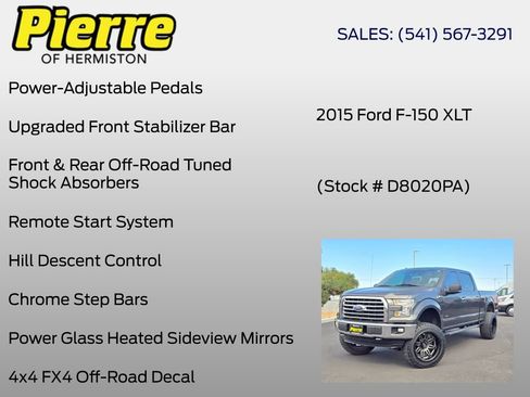 Used 2015 Ford F150 XLT w/ Equipment Group 302A Luxury AWD/4WD image 36