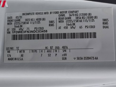 Used 2022 Ford E-350 and Econoline 350 Super Duty RWD image 29