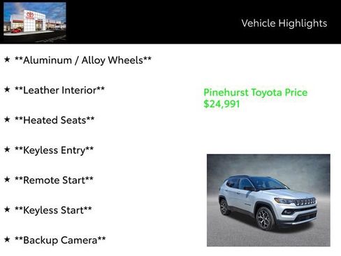 Used 2025 Jeep Compass Limited image 13