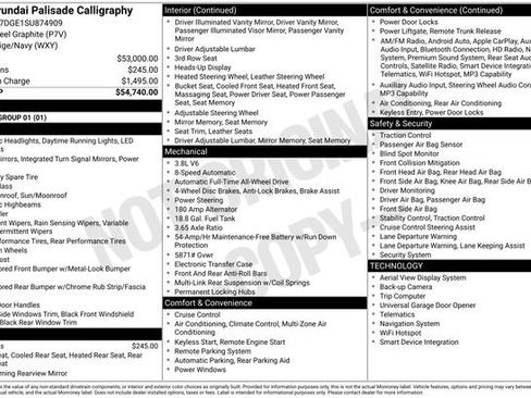 Used 2025 Hyundai Palisade Calligraphy image 39