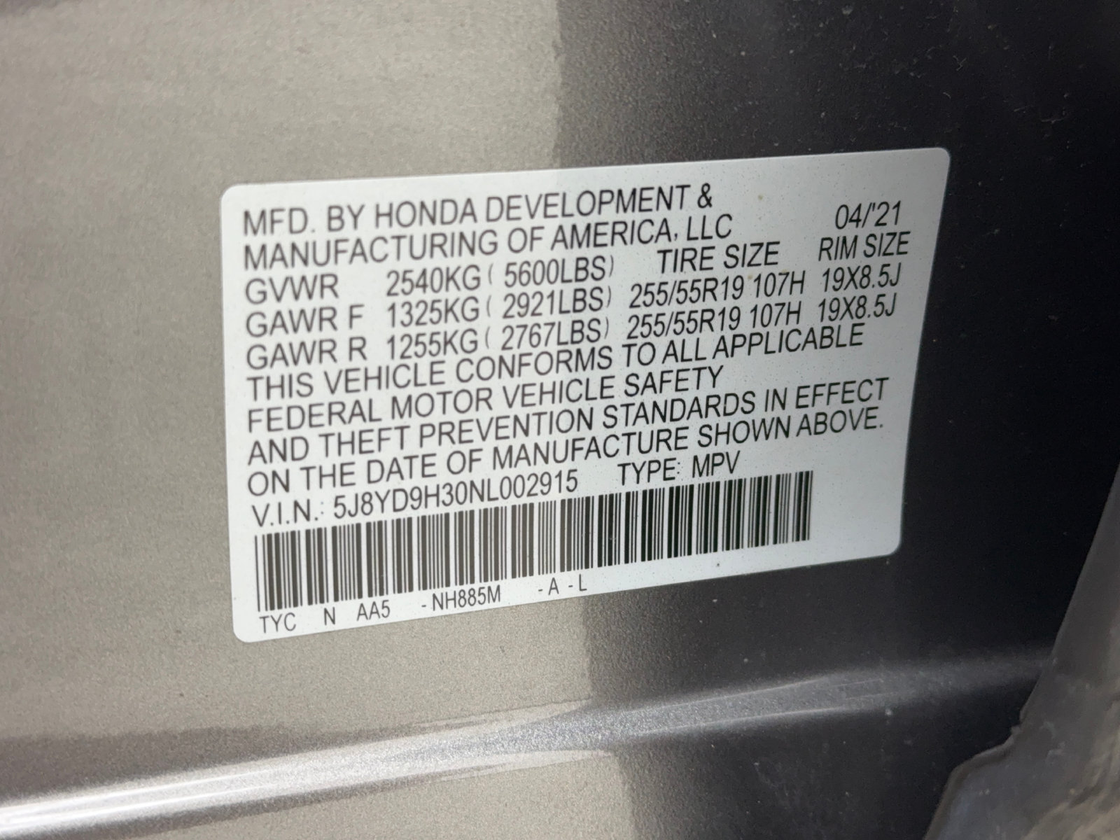Used 2022 Acura MDX FWD image 55