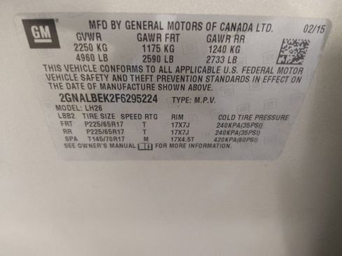Used 2015 Chevrolet Equinox LT w/ Driver Convenience Package FWD image 33