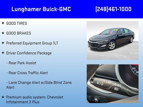 Used 2023 Chevrolet Malibu LT w/ Driver Confidence Package FWD image 6