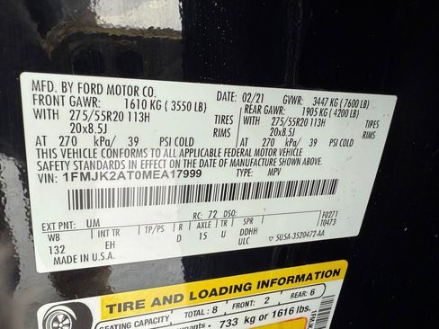 Used 2021 Ford Expedition Max Limited image 41