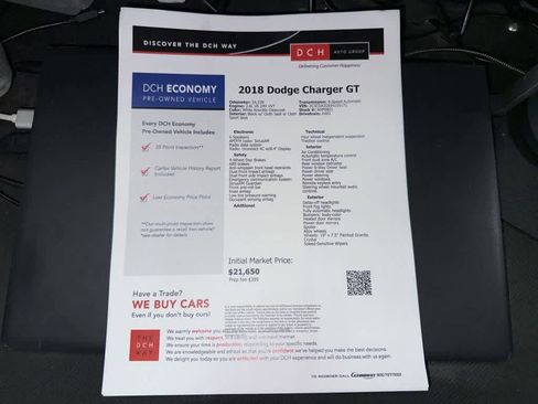 Used 2018 Dodge Charger GT AWD/4WD image 13