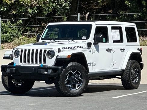 Used 2022 Jeep Wrangler Unlimited Rubicon 4xe w/ Steel Bumper Group image 1