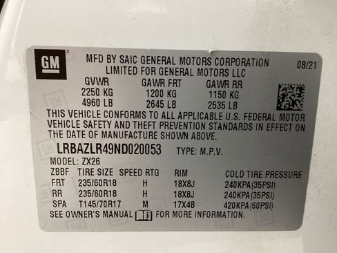 Used 2022 Buick Envision Preferred w/ Safety Package image 47