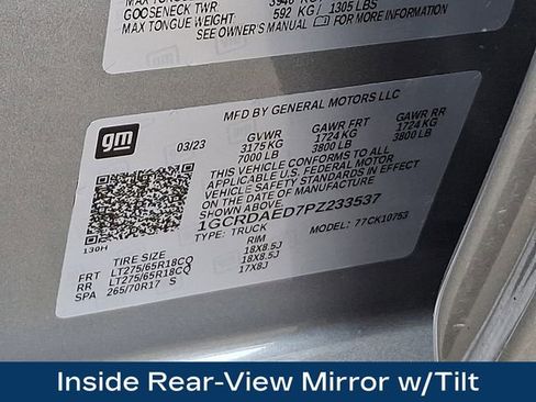 Used 2023 Chevrolet Silverado 1500 W/T w/ WT Value Package image 30