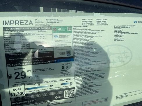 New 2026 Subaru Impreza RS image 11