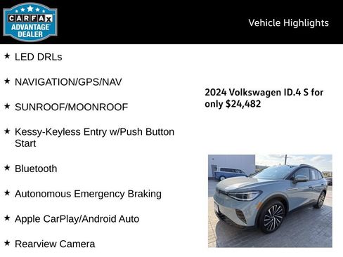 Certified 2024 Volkswagen ID.4 S RWD image 5