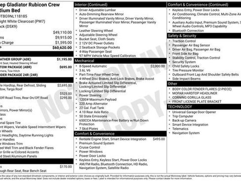 Used 2022 Jeep Gladiator Rubicon w/ Cold Weather Group image 6