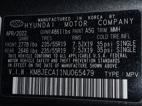 Used 2022 Hyundai Tucson Limited AWD/4WD image 33