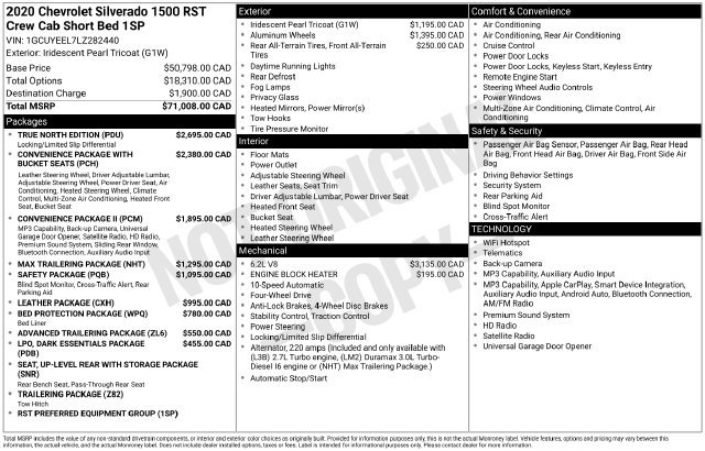 Used 2020 Chevrolet Silverado 1500 RST w/ True North Edition AWD/4WD image 30