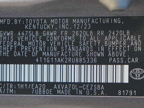 Used 2024 Toyota Camry SE FWD image 30
