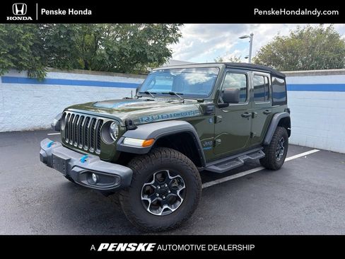 Used 2022 Jeep Wrangler Unlimited Rubicon 4xe AWD/4WD image 1