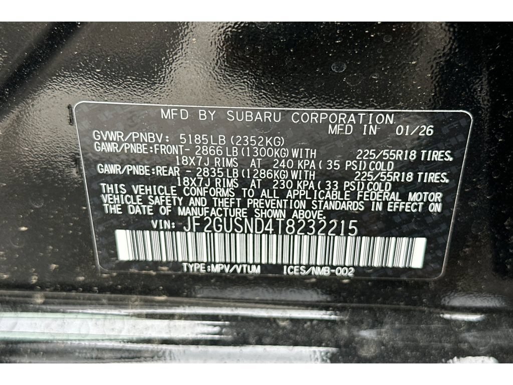 New 2026 Subaru Crosstrek 2.5i Limited w/ Crosstrek Mirror Package AWD/4WD image 28
