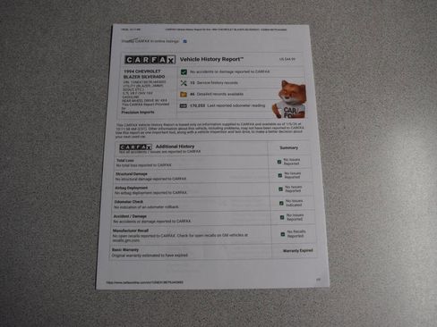 Used 1994 Chevrolet Blazer 4WD image 59