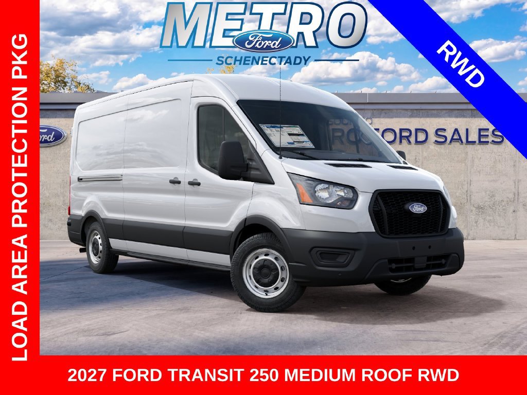 New 2027 Ford Transit 250 148 Medium Roof w/ Load Area Protection Package RWD image 1