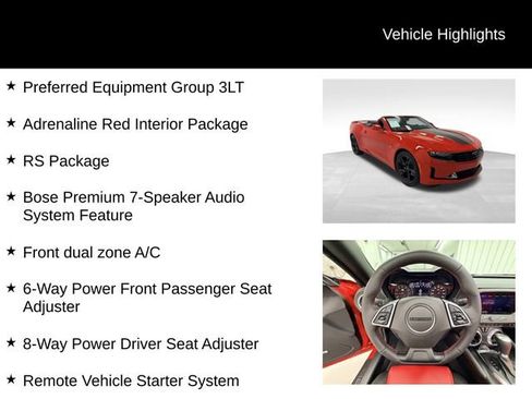 Certified 2024 Chevrolet Camaro LT w/ RS Package RWD image 16