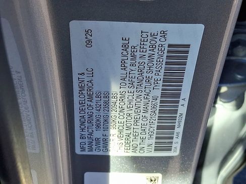 New 2025 Honda Accord LX image 11