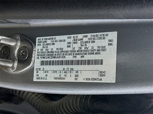 Used 2021 Ford Escape SEL image 36