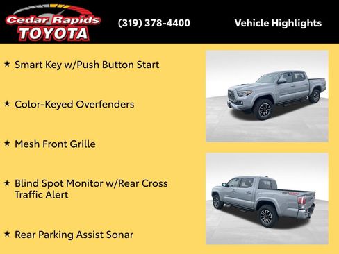 Certified 2021 Toyota Tacoma TRD Sport w/ Technology Package image 39