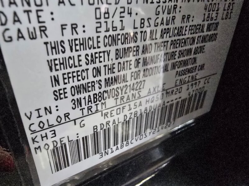 Used 2025 Nissan Sentra SV w/ All-Weather Package FWD image 31