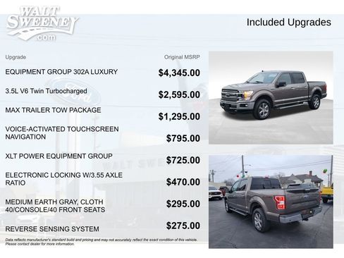 Certified 2020 Ford F150 XLT w/ Equipment Group 302A Luxury image 11