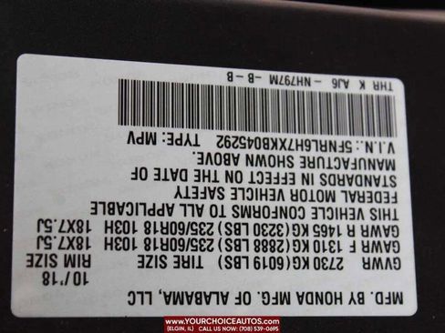 Used 2019 Honda Odyssey EX-L image 45