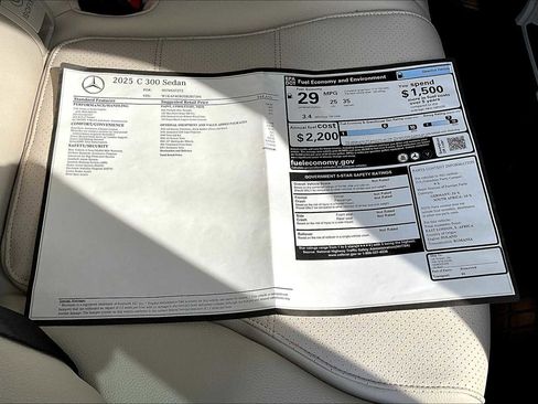 New 2025 Mercedes-Benz C 300 C 300 image 22