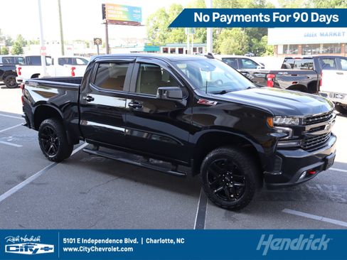 Used 2021 Chevrolet Silverado 1500 LT Trail Boss w/ Bed Protection Package AWD/4WD image 1