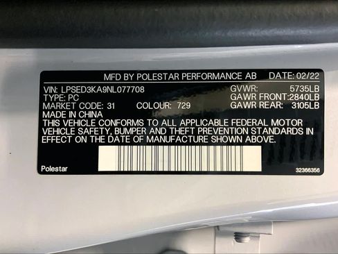 Used 2022 Polestar Polestar 2 w/ Plus Package AWD/4WD image 36