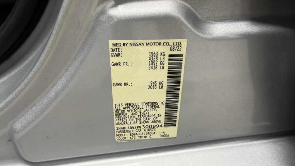 Used 2023 Nissan Altima 2.5 SV FWD image 25