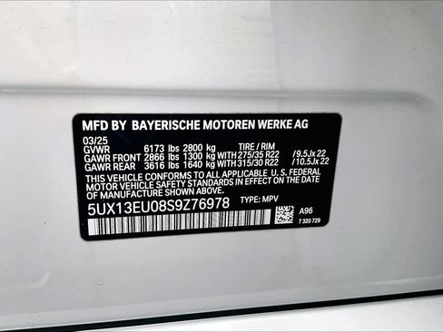 Certified 2025 BMW X5 sDrive40i w/ M Sport Package RWD image 35