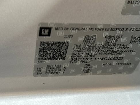 Used 2021 GMC Sierra 1500 Elevation w/ X31 Off-Road Package image 34