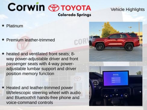 Used 2026 Toyota 4Runner Platinum AWD/4WD image 15